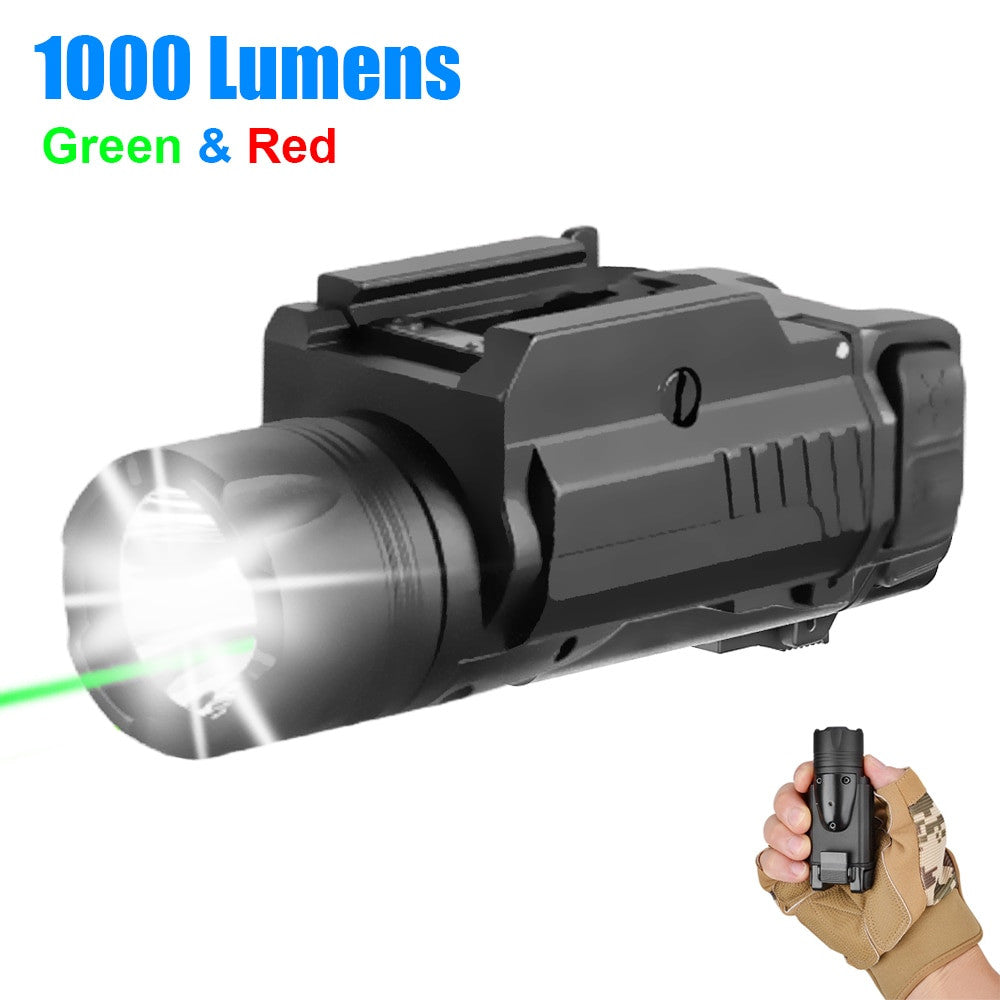 1000 Lumens Tactical LED Weapon Gun Light Military Airsoft
