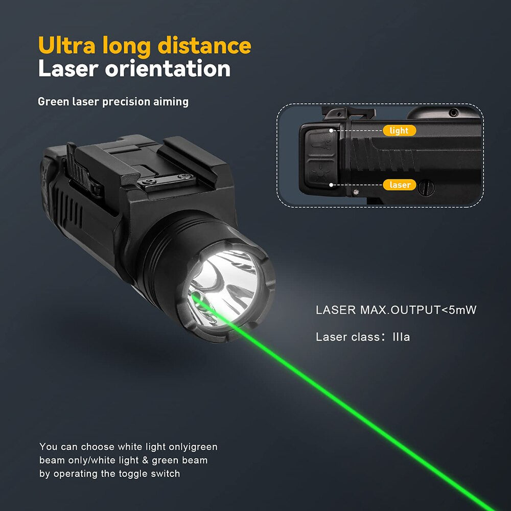 1000 Lumens Tactical LED Weapon Gun Light Military Airsoft