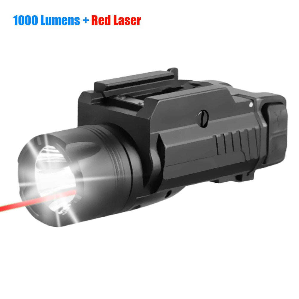 1000 Lumens Tactical LED Weapon Gun Light Military Airsoft